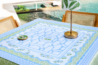 NEW NEOPRENE Hamptons Hydrangea Mahjong Mat