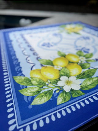 Amalfi Coast Mahjong Mat Collection – Mahj on the Mediterran: 33" x 33" (Preorder)