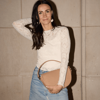 Harlow Earrings: White