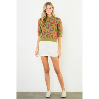 Marianne Leopard Sweater