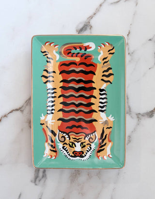 Jade Tiger Dice Dish