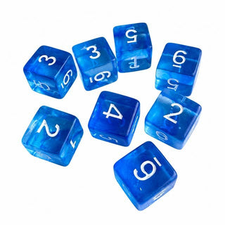 Swirl Translucent Mahjong Dice Gift Ready  : Cloudy Swirl