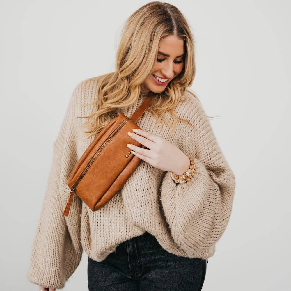 Whitley Waist Crossbody Bag : Black