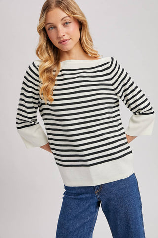 Raquel Boatneck Sweater: Tan