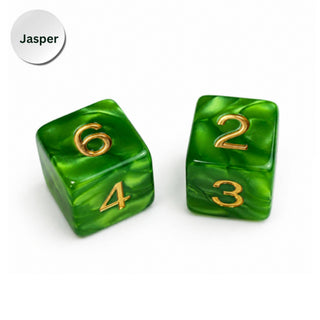 Pearl Dice Mahjong Specialty Dice Gift Ready: Ivory