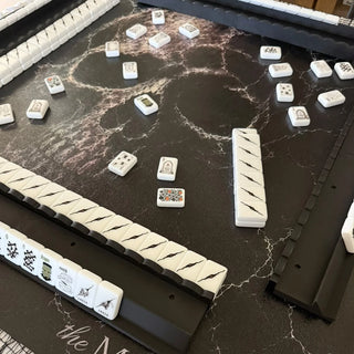 The Haunted Wall Leather Mahjong Mat