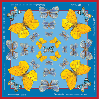 Butterfly Days Mahjong Mat