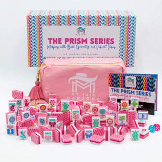 Crystal Prism Pink | Mahjong with Bold Angles and Vibrant Vibes