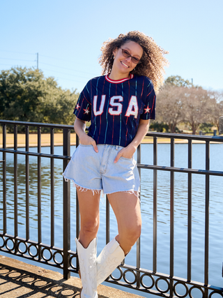 The All-American Sequin Tee