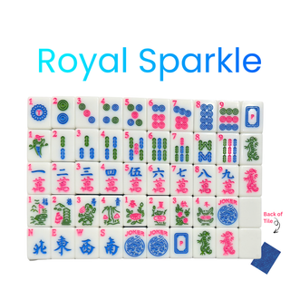 Royal Sparkle Mahjong Tile Set