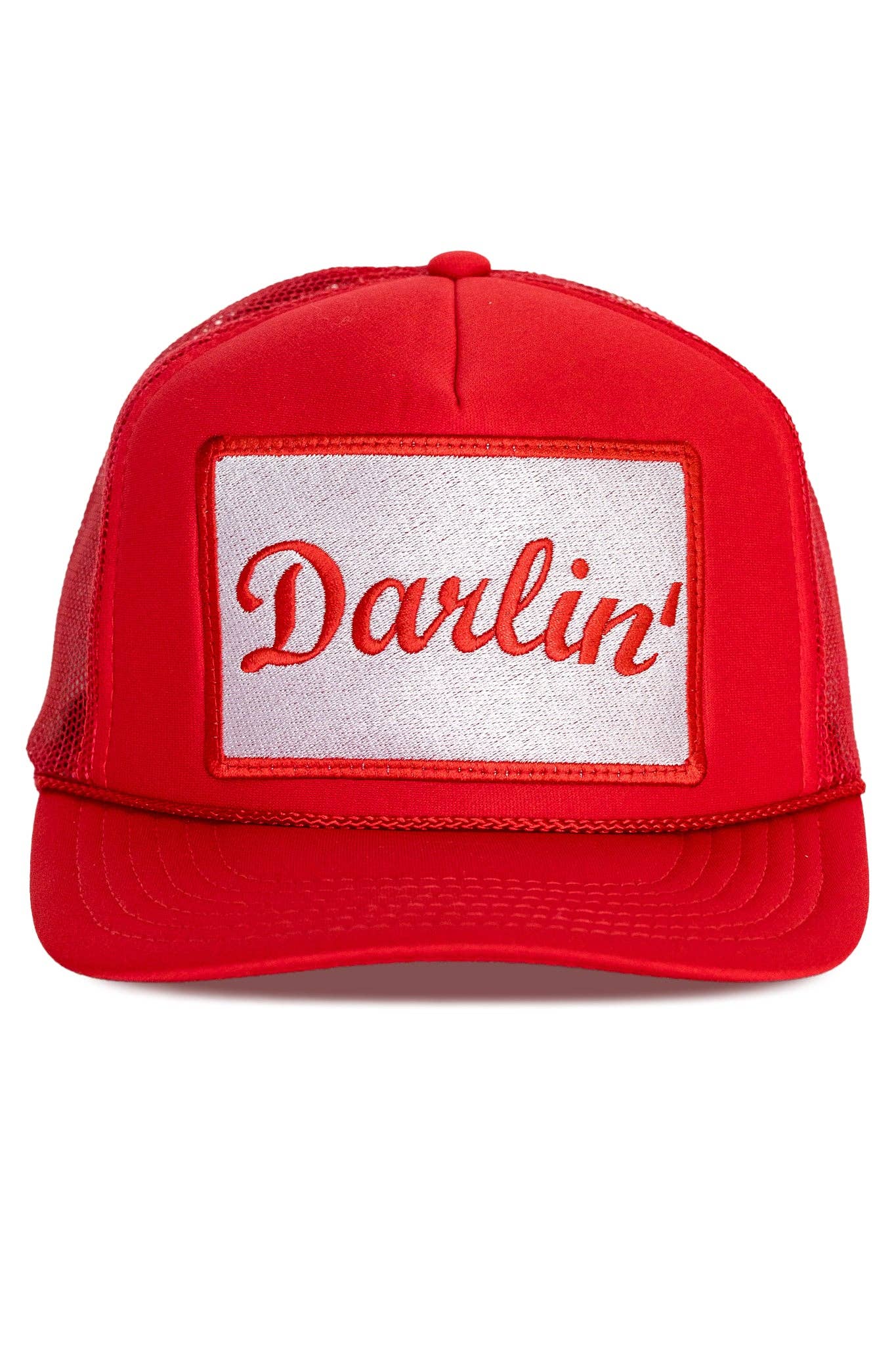 Darlin' Trucker Hat in Red