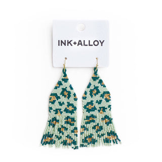 Delilah Earrings: Green