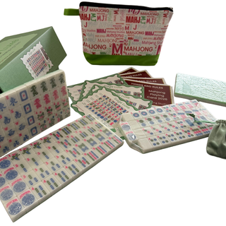 Sage Luxe Mahjong Tile Set