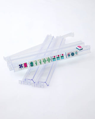 Oh My Mahjong Clear Acrylic Rack and Pusher Set