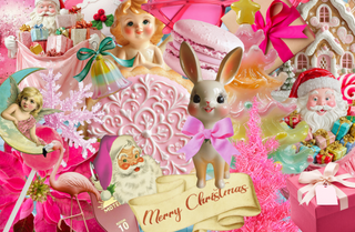 11x17 PINK CHRISTMAS VOL 2 insert set of 10