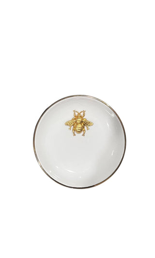 Coupe Ring Dish Gold Bee