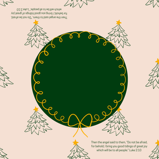 Good Tidings (Luke 2:10) Mahjong Mat