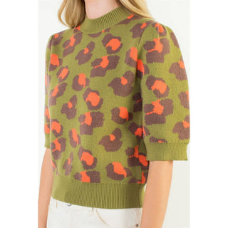 Marianne Leopard Sweater