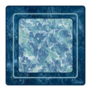Painted Water Florentine Mahjong Mat