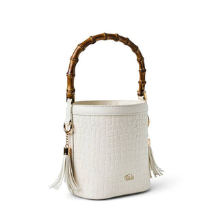 Tala Moonlight Tile Bag - Ivory Crocodile
