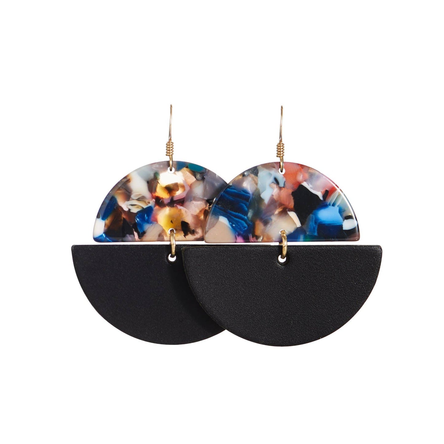Black Lunas Earrings