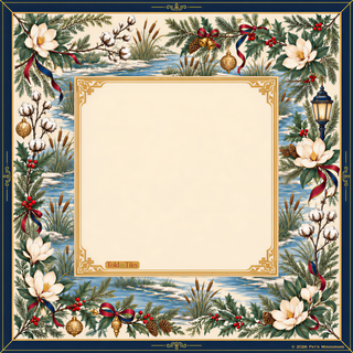 A Mahjestic Christmas — Limited Edition Holiday Mahjong Mat - PREORDER