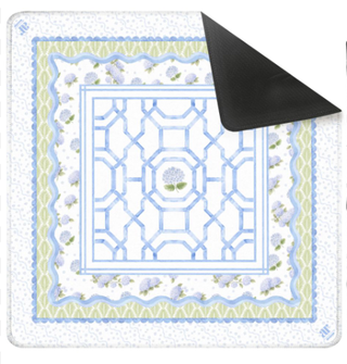 Hamptons Hydrangea Mahjong Mat (Preorder)