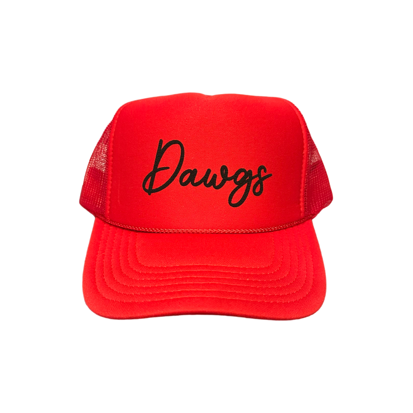 Dawgs Trucker Hat: Red