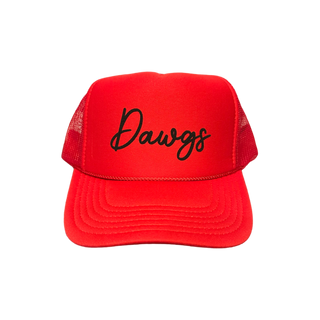 Dawgs Trucker Hat: Red