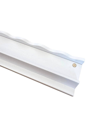 Wavy Mahjong Rack Pusher Set - White