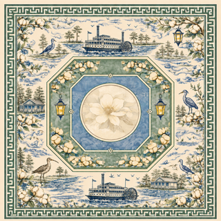 Southern Theme Mahjong Mat — Art Edition — Preorder