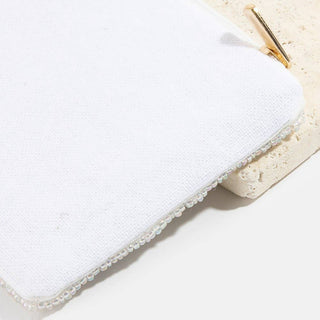 I Love Mahj Beaded Coin Purse: MULTI