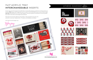 11x17 GAMEDAY ATHENS insert set of 10
