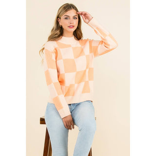 Kelly Checkered Sweater: MINT