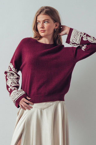 Allie Embroidered Sweater