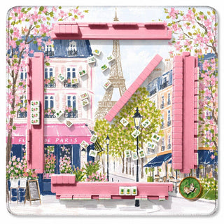 Fleurs de Paris Mahjong Mat