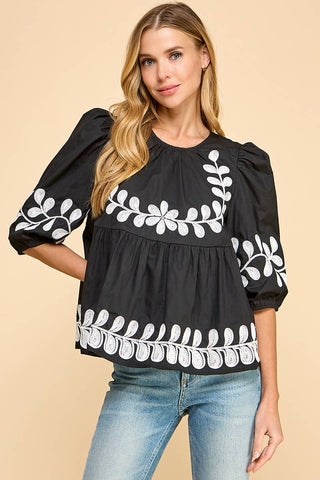 Ansley Top: Pink