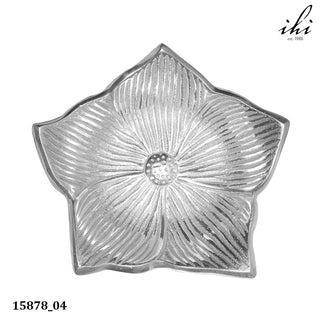 Silver Flower Dice Dish