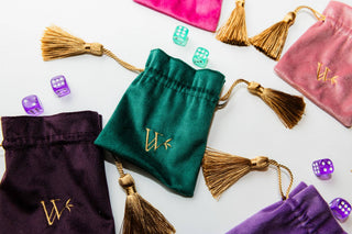 Mahjong Dice Bag: Emerald