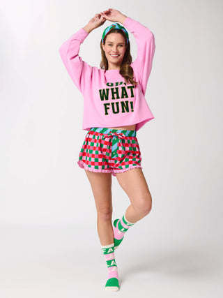 CHECKERED BOXER SHORT