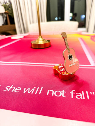 Strength & Hope Mahjong Mat - Breast Cancer Awareness (Psalm 46:5, NIV)