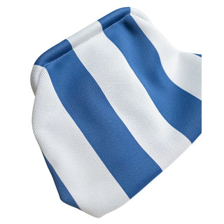 Stripe Tile Bag: Blue/White