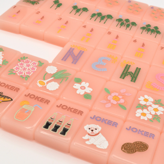 Peach & Pine Tiles- A Georgia Inspired Mahjong Set
