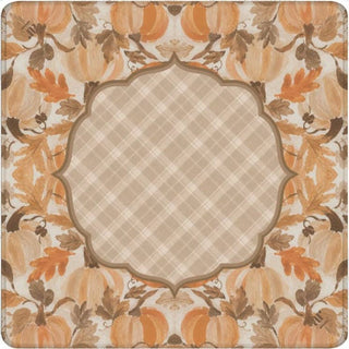 Pumpkin Plaid Mahjong Mat (Preorder)