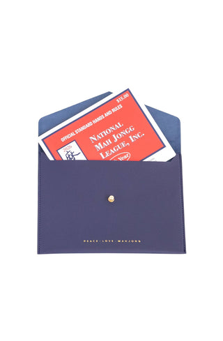 Card Clutch: Navy Blue