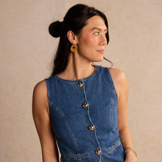 Tinley Vintage Gold Earrings
