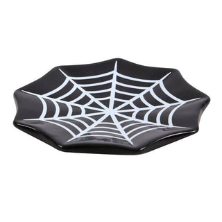 Gothic Spiderweb Halloween Dice Dish