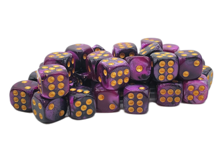 Midnight Purple Dice 36 Count