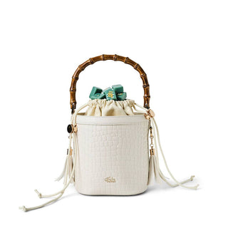 Tala Moonlight Tile Bag - Ivory Crocodile