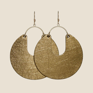 Leo Earrings: Vintage Bronze